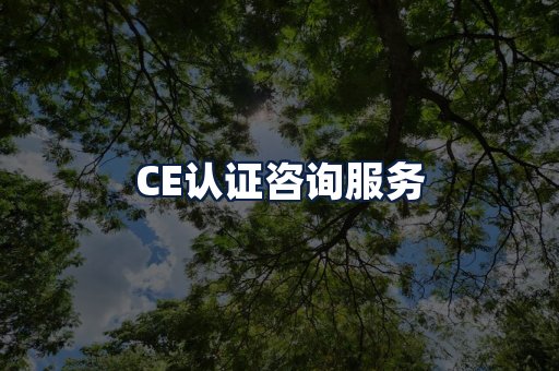 CE认证咨询服务
